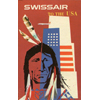 Swissair cinderella by Donald Brun 1958